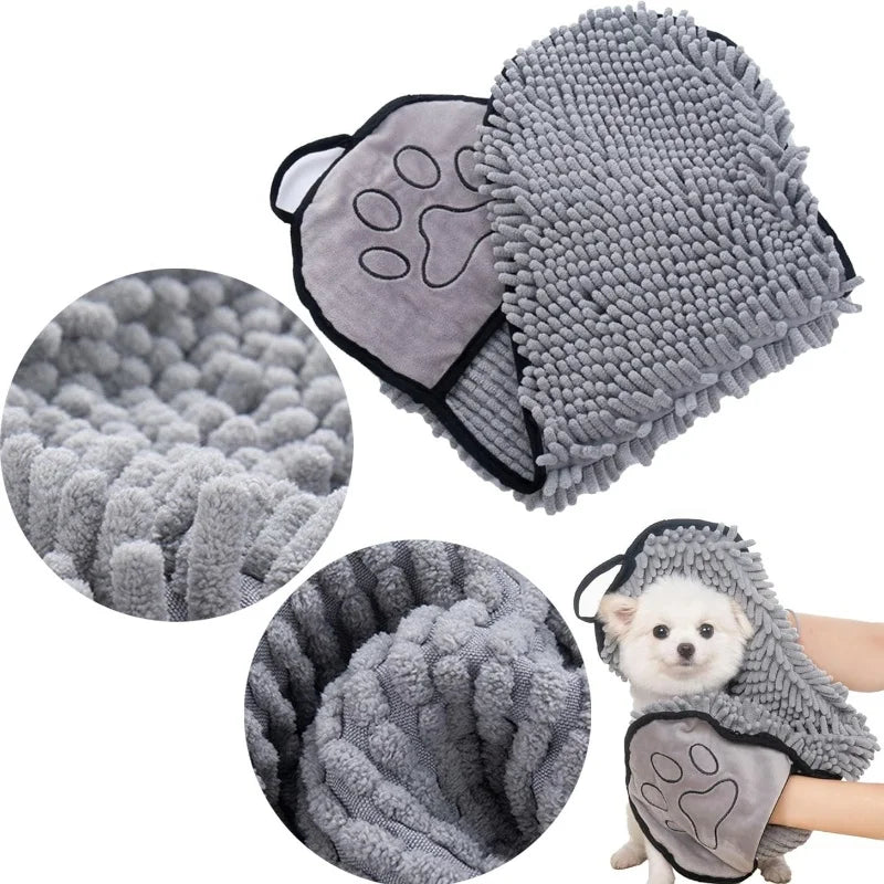 Hydro-Dry Super Absorbent Microfiber Pet Bath Robe & Towel Nesta Pets