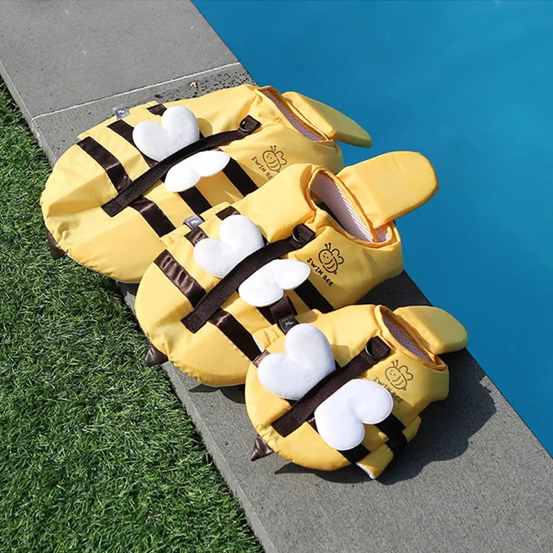 Summer Little Bee Dog Swimsuit Waterproof